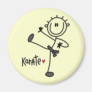 Aimant Stick de base Figure Karate T-shirts et cadeaux