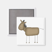 Aimant Stick Figure Cheval Tshirts et cadeaux (Recto/Verso)