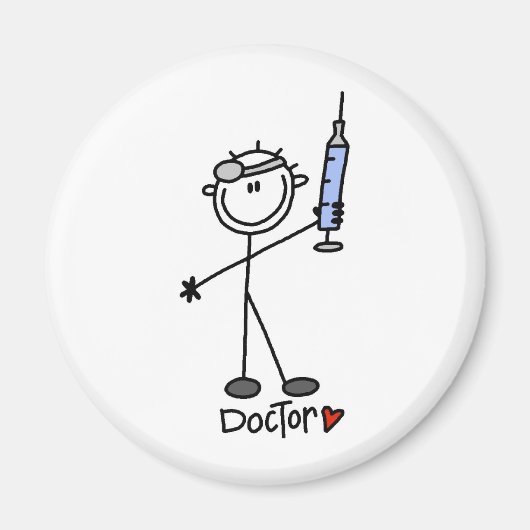 Aimant Stick Figure Doctor (Devant)
