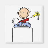 Aimant Stick Figure Doing Plats (Devant)