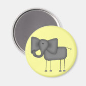 Aimant Stick Figure Elephant Tshirts et cadeaux (Recto/Verso)