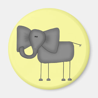 Aimant Stick Figure Elephant Tshirts et cadeaux