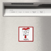 Aimant Stick Figure Hang Gliding Tshirts et cadeaux (In Situ (Lave-vaisselle))