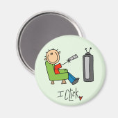 Aimant Stick Figure TV Clicker (Recto/Verso)
