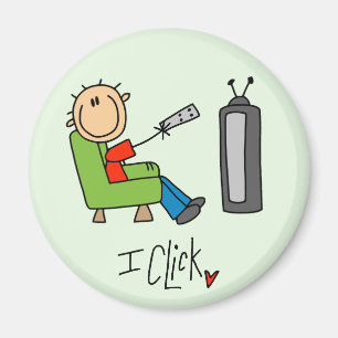 Aimant Stick Figure TV Clicker