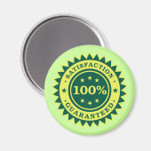 Aimant Sticker 100% Satisfaction Garantie (Recto/Verso)