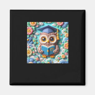Aimant Sticker 3d Owl #5