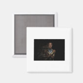 Aimant Sticker à dispersion de la reine noire (Recto/Verso)