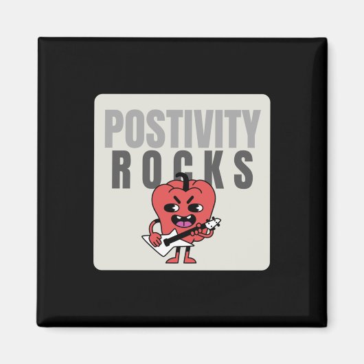 Aimant Sticker à roches de positivité (Devant)