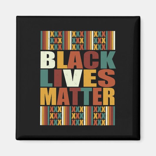Aimant Sticker Black Lives (Devant)