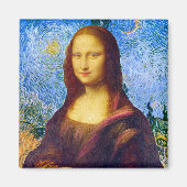 Aimant Sticker carré (Devant)