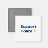 Aimant Sticker de police de support1 (Recto/Verso)