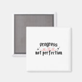 Aimant Sticker de progression non de perfection1 (Recto/Verso)