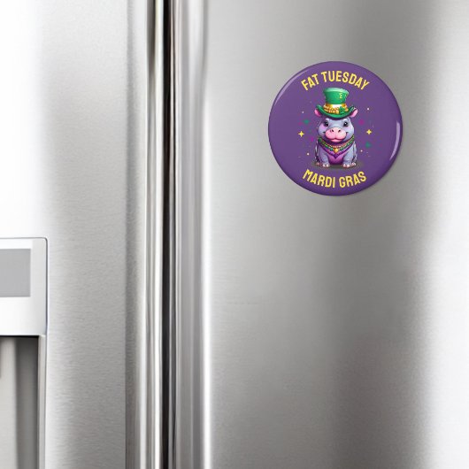 Aimant Sticker en gros Mardi Gras Mardi Hippo