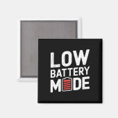 Aimant Sticker en mode batterie basse (Recto/Verso)