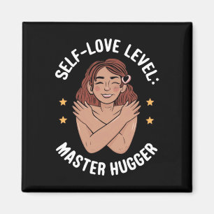 Aimant Sticker Hugger Master Niveau d'amour personnel