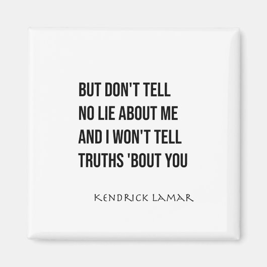 Aimant Sticker Kendrick Lamar - Euphoria (punchline) (Devant)