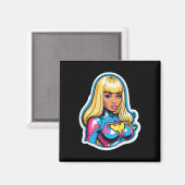 Aimant Sticker Nicki Minaj Superhero (Recto/Verso)