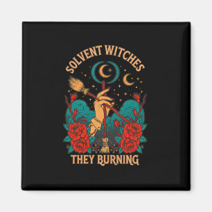 Aimant Sticker pour brûler des sorcières de solvants