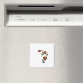 Aimant Sticker Roses Rose (In Situ (Lave-vaisselle))