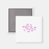 Aimant Stickers Girl Power S (Recto/Verso)