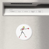 Aimant Stickman Boxe (In Situ (Lave-vaisselle))