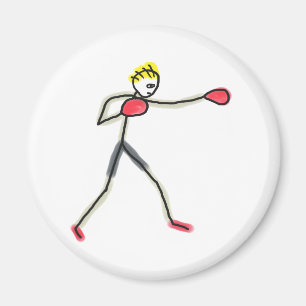 Aimant Stickman Boxe