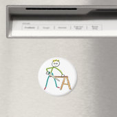 Aimant Stickman Menuisier (In Situ (Lave-vaisselle))