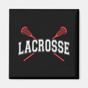 Aimant Sticks croisés rouges croisés crosse pour jeunes o