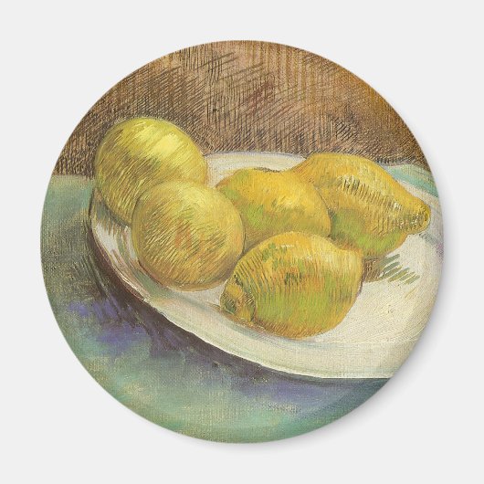 Aimant Still Life Lemons on a Plate by Vincent van Gogh (Devant)