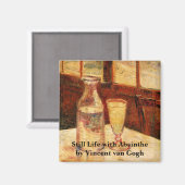 Aimant Still Life with Absinthe par Vincent van Gogh (Recto/Verso)