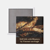 Aimant Still Life with Bloaters par Vincent van Gogh (Recto/Verso)