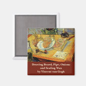 Aimant Still Life with Drawing Board de Vincent van Gogh (Recto/Verso)