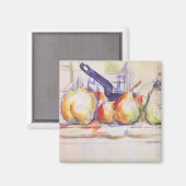Aimant Still Life with Saucepan par Paul Cezanne (Recto/Verso)
