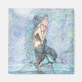Aimant Still Waters Mermaid Mother and Infant Baby Shower (Devant)
