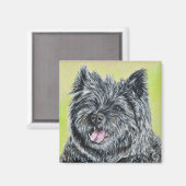 Aimant Stiller le Cairn Terrier Peinture (Recto/Verso)