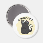 Aimant Stinkin Funny Adorable Skunk Pun (Recto/Verso)