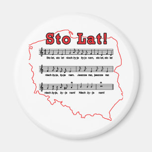 Aimant Sto Lat ! Carte de la chanson polonaise