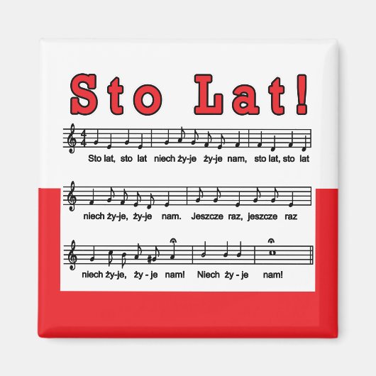 Aimant Sto Lat ! Chanson (Devant)