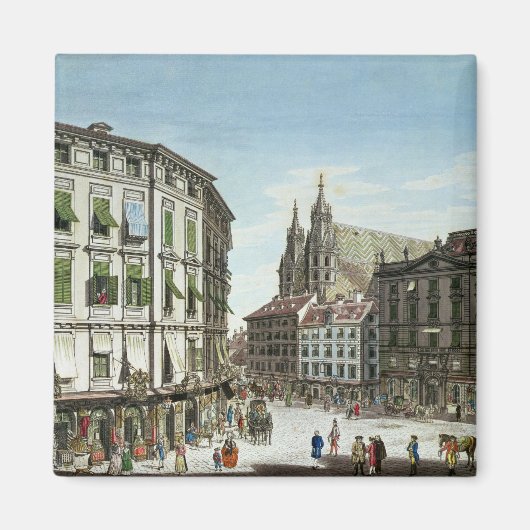 Aimant Stock-im-Eisen-Platz, avec St. Stephan (Devant)