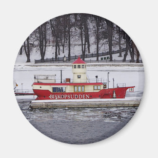 Aimant Stockholm Suède Lightship Biskopsoudain