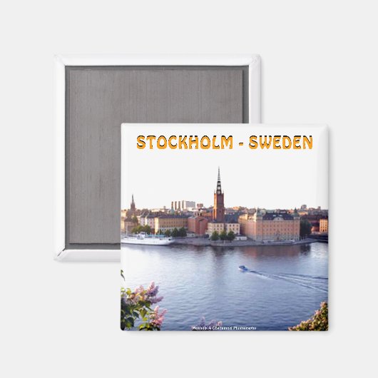 Aimant Stockholm - Suède (Mojisola A Gbadamosi) (Recto/Verso)