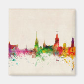 Aimant Stockholm Suède Skyline (Devant)