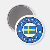 Aimant Stockholm Sverige (Recto/Verso)
