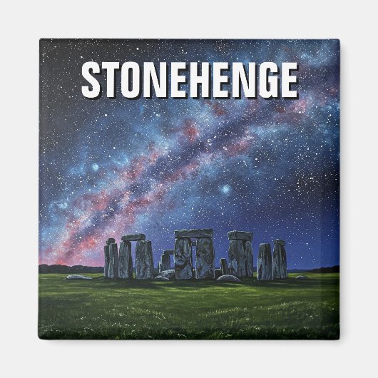 Aimant Stonehenge Angleterre Royaume-Uni Voyage (Devant)