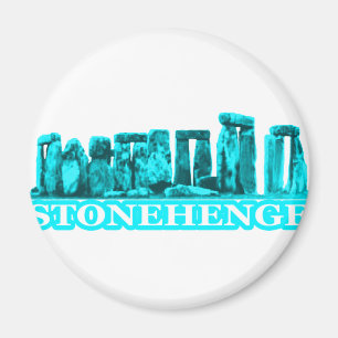 Aimant Stonehenge Cyan transsp Le MUSÉE Zazzle Cadeaux
