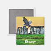 Aimant Stonehenge Standing Stones & Rook (Recto/Verso)