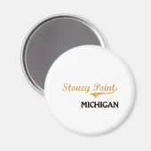 Aimant Stoney Point Classique du Michigan (Recto/Verso)