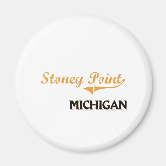 Aimant Stoney Point Classique du Michigan (Devant)