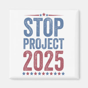 Aimant Stop Project 2025 Trump Harris American Patroitic